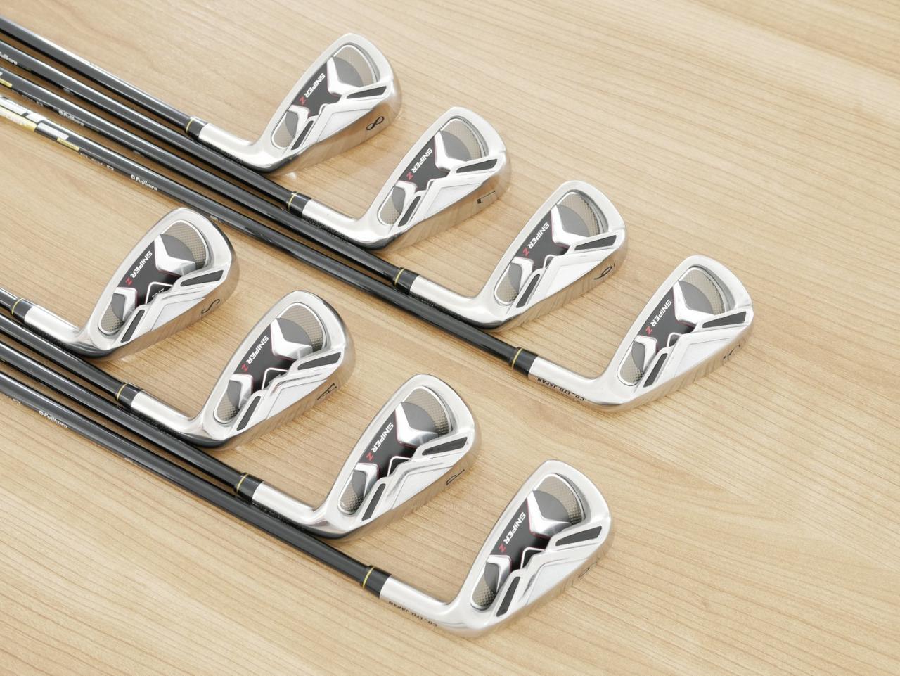 Iron set : Katana : ชุดเหล็ก Katana Sword Sniper Z (ใบใหญ่ ตีง่าย) มีเหล็ก 5-Pw,Aw,Sw (8 ชิ้น) ก้านกราไฟต์ Fujikura Speeder 589 Flex R