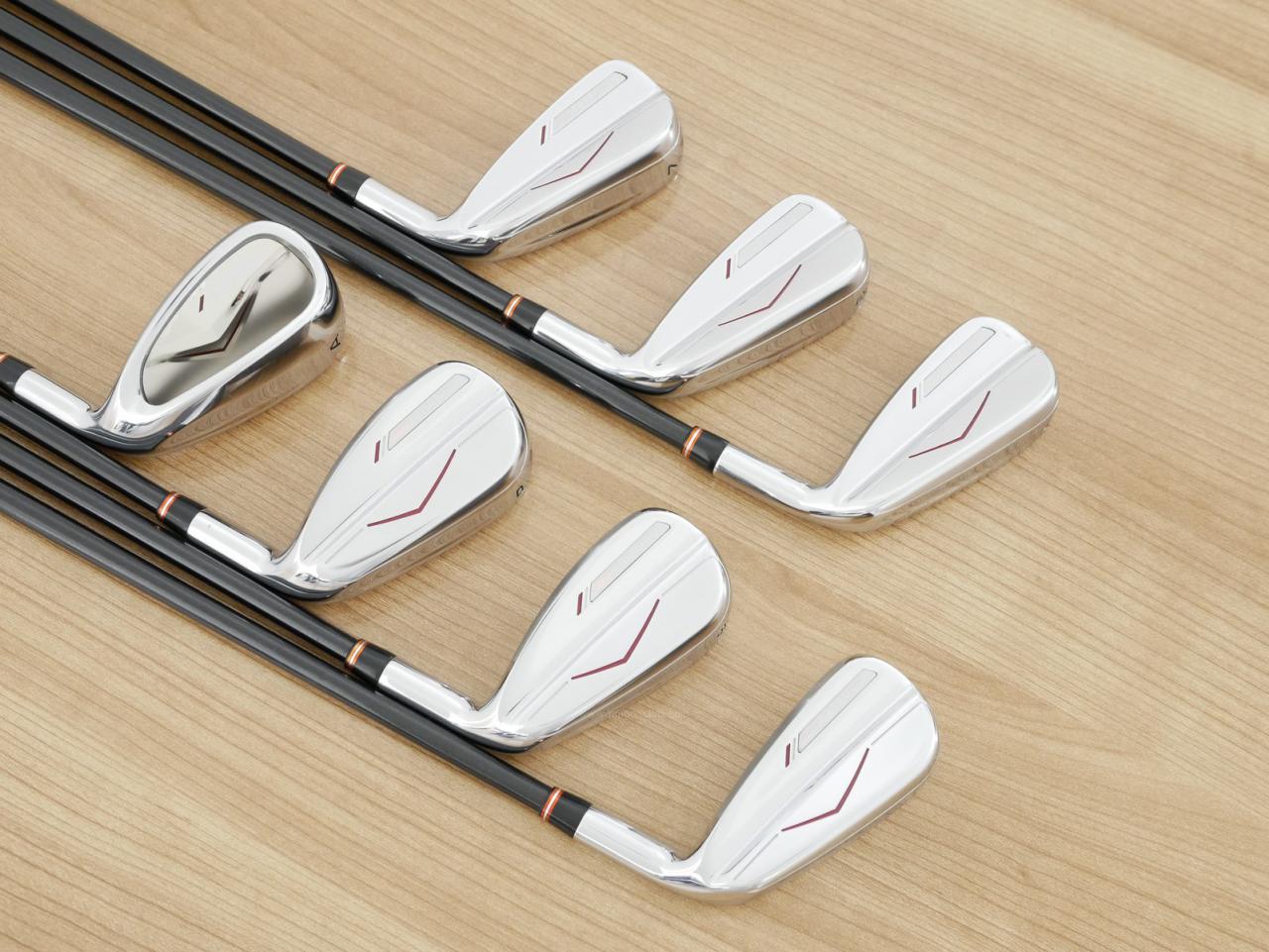 Iron set : Maruman : ชุดเหล็ก Maruman Shuttle (ออกปี 2022 ตีง่าย ไกลสุดๆๆๆๆ) มีเหล็ก 5-Pw,Aw (7 ชิ้น) ก้านกราไฟต์ Flex R