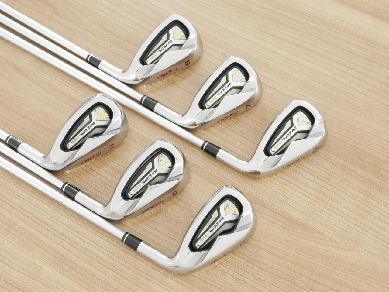 Iron set : Honma : ชุดเหล็ก Honma Bezeal 525 (ออกปี 2016 รุ่นนี้ใบใหญ่ที่สุดของ Honma) มีเหล็ก 6-11 (6 ชิ้น) ก้านกราไฟต์ Honma Vizard 48 Flex SR