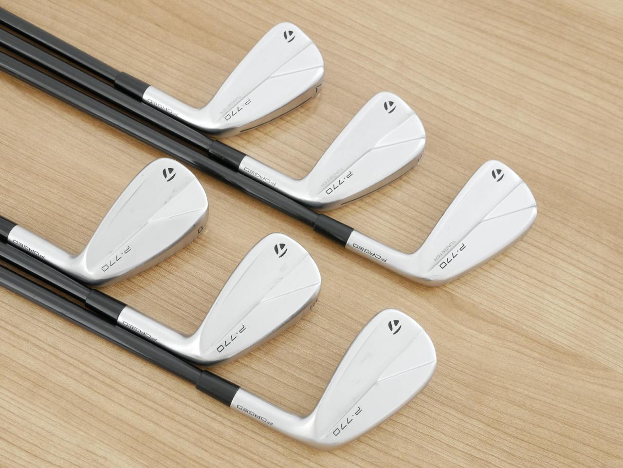 Iron set : Taylormade : ชุดเหล็ก Taylormade P770 Forged (รุ่นปี 2023 นุ่ม แน่น)  มีเหล็ก 5-Pw (6 ชิ้น) ก้านกราไฟต์ Mitsubishi Diamana Thump i95 Flex S