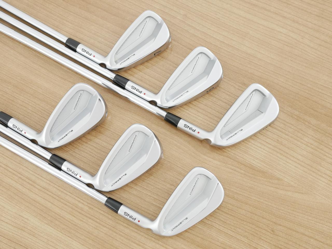 Iron set : Ping : ชุดเหล็ก Ping Blueprint S Forged (รุ่นล่าสุด ออกปี 2024 นุ่ม คม) มีเหล็ก 5-Pw (6 ชิ้น) ก้านเหล็ก NS Pro 950 NEO Flex S