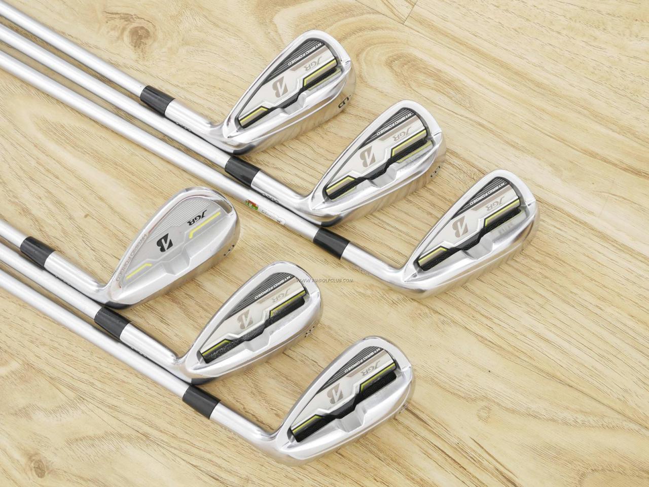 Iron set : Bridgestone : ชุดเหล็ก Bridgestone JGR Hybrid Forged (ตีไกลกว่าตัวอื่น 2 เบอร์) มีเหล็ก 7-P1,P2,Sw (6 ชิ้น) ก้านกราไฟต์ Fujikura Air Speeder (R)