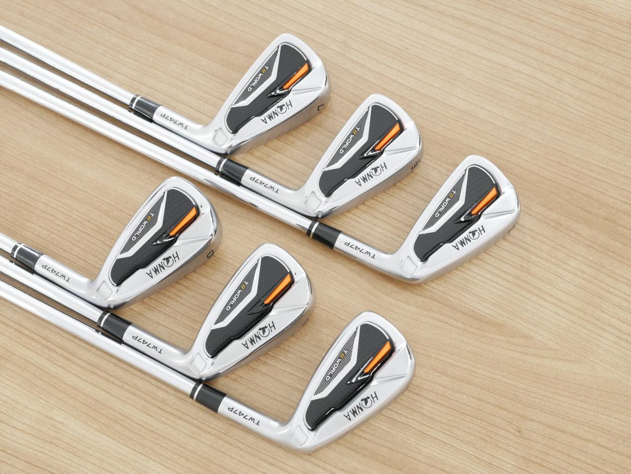 Iron set : Honma : ชุดเหล็ก Honma Tour World TW747P (ออกปี 2019) มีเหล็ก 5-10 (6 ชิ้น) ก้านเหล็ก NS Pro 950 Flex S