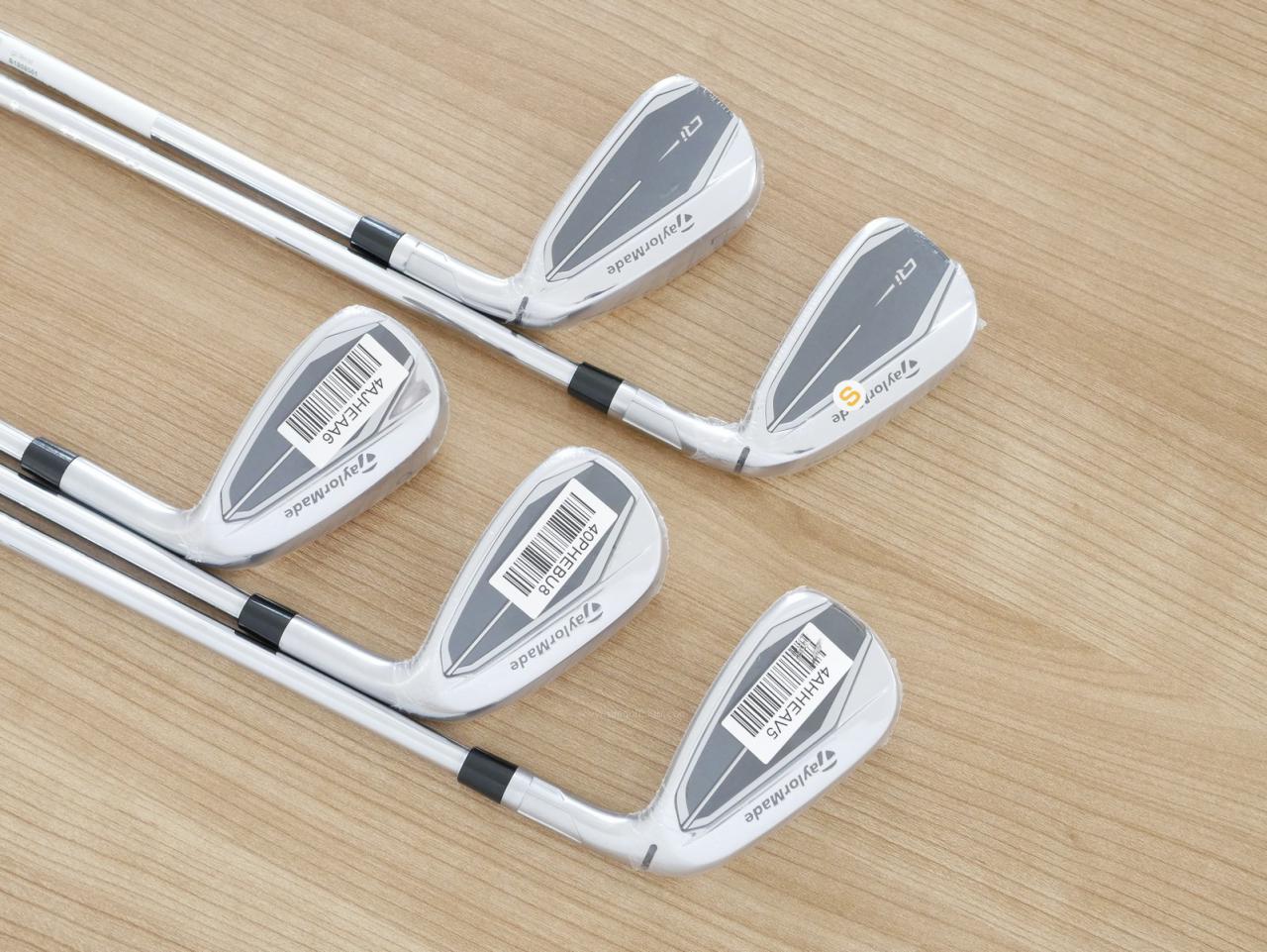 Iron set : Taylormade : **ของใหม่ ยังไม่แกะพลาสติก** ชุดเหล็ก Taylormade Qi (รุ่นล่าสุด ออกปี 2024 Japan Spec.) มีเหล็ก 6-Pw (5 ชิ้น) ก้านเหล็ก NS Pro 910GH Flex S