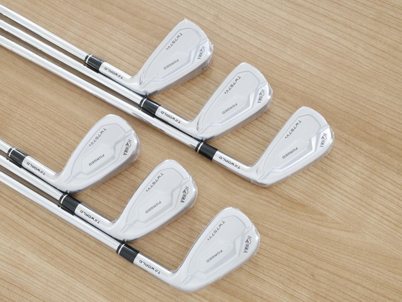 Iron set : Honma : **ของใหม่ ยังไม่แกะพลาสติก** ชุดเหล็ก Honma Tour World TW757VX Forged (ออกปี 2022) มีเหล็ก 5-Pw (6 ชิ้น) ก้านเหล็ก NS Pro MODUS 105 Flex S