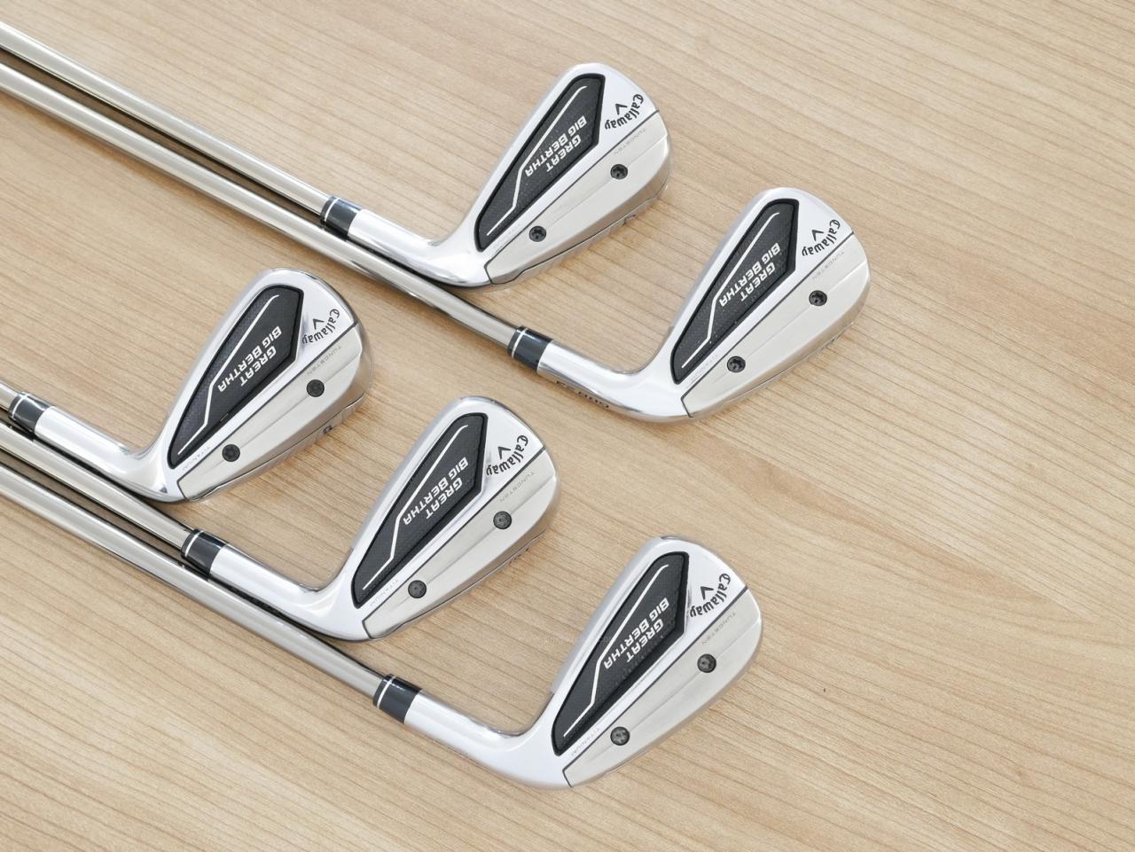 Iron set : Callaway : ชุดเหล็ก Callaway Great Big Bertha (ออกปี 2023 Japan Spec แพงสุด ตีง่ายสุด ไกล) มีเหล็ก 6-Pw (5 ชิ้น) ก้านกราไฟต์ Fujikura Speeder NX Flex R
