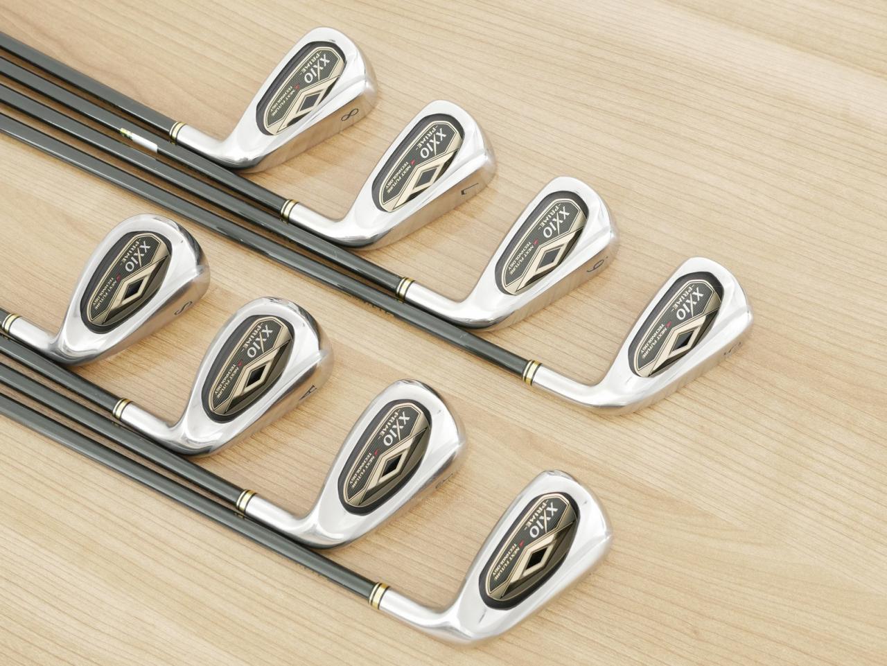 Iron set : XXIO : ชุดเหล็ก XXIO Prime 7 (รุ่นท๊อปสุด ตีง่าย ไกล) มีเหล็ก 5-Pw,Aw,Sw (8 ชิ้น) ก้านกราไฟต์ SP-700 Flex SR