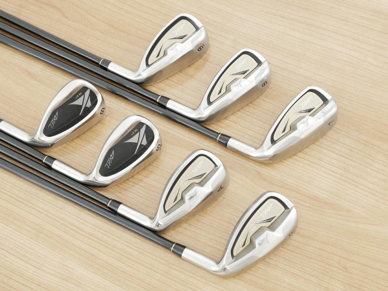 Iron set : Tsuruya : ชุดเหล็ก Tsuruya AXEL XP MM (หน้าเด้ง เบา อ่อน เหมาะกับซีเนียร์) มีเหล็ก 7-Pw,Aw,As,Sw (7 ชิ้น) ก้านกราไฟต์ Flex R