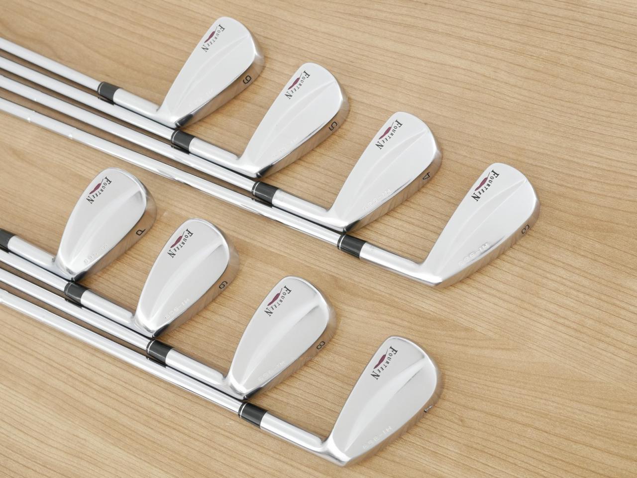 Iron set : Fourteen : ชุดเหล็ก Fourteen HI-969 มีเหล็ก 3-Pw (8 ชิ้น) ก้านเหล็ก Dynamic Gold 120 S200