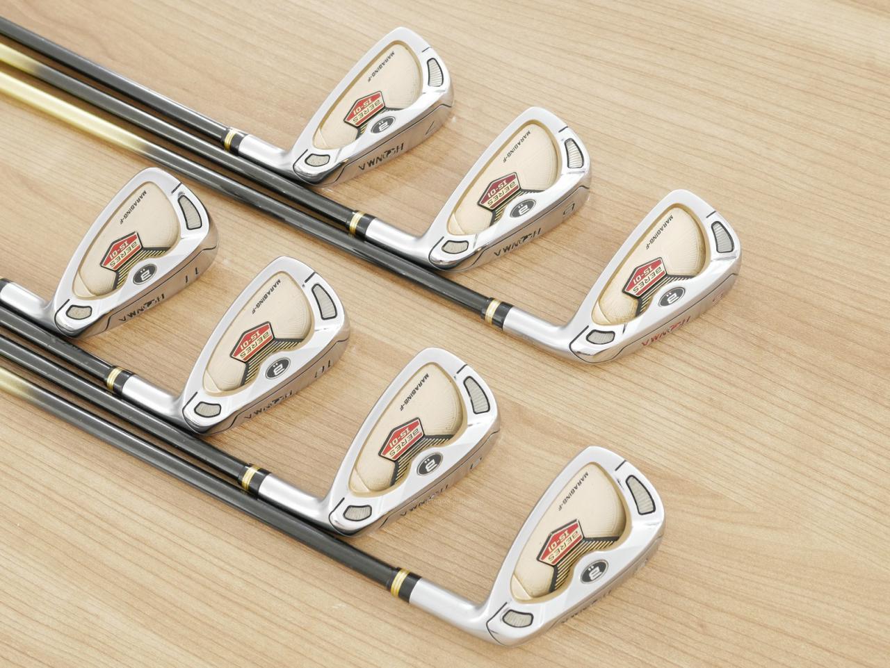 Iron set : Honma : ชุดเหล็ก Honma Beres IS-01 (หน้าเด้ง Maraging) มีเหล็ก 5-11 (7 ชิ้น เทียบเท่า 4-Pw) ก้าน ARMRQ 6 (49) FLex R (2 ดาว)