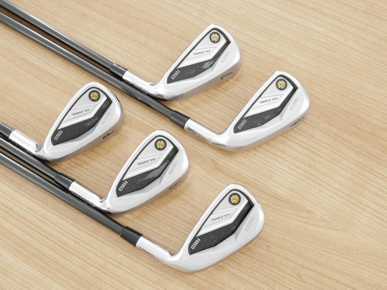 Iron set : Taylormade : ชุดเหล็ก Taylormade Gloire Forged (รุ่นท๊อปสุด Japan Spec.) มีเหล็ก 6-Pw (5 ชิ้น) ก้านกราไฟต์ Tour AD AD-95 Flex S