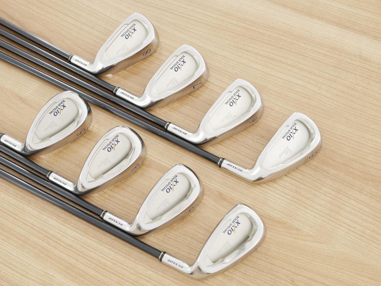 Iron set : XXIO : ชุดเหล็ก XXIO Tour Special (ใบใหญ่ ตีง่าย) มีเหล็ก 5-Pw,Aw,Sw (8 ชิ้น) ก้านกราไฟต์ Flex R