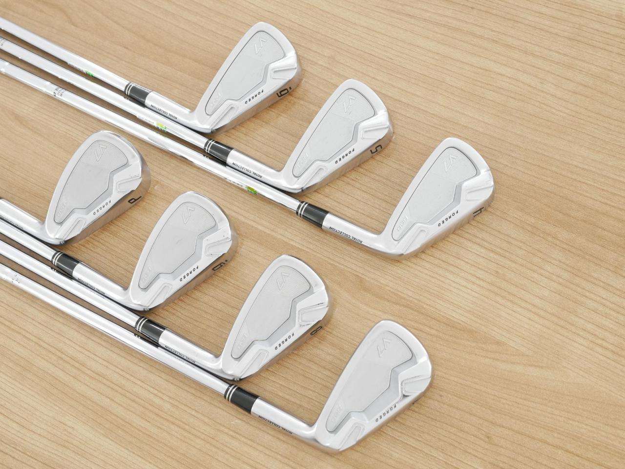 Iron set : RC Royal Collection : ชุดเหล็ก RC (Royal Collection) BBD V7 Forged มีเหล็ก 4-Pw (7 ชิ้น) ก้านเหล็ก Dynamic Gold AMT S200