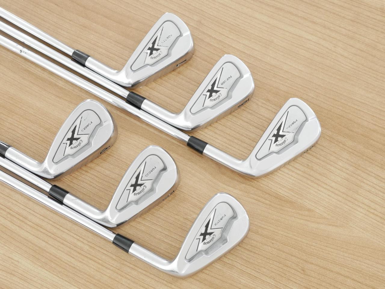 Iron set : Callaway : ชุดเหล็ก Callaway X Forged มีเหล็ก 5-Pw (6 ชิ้น) ก้านเหล็ก Dynamic Gold S300