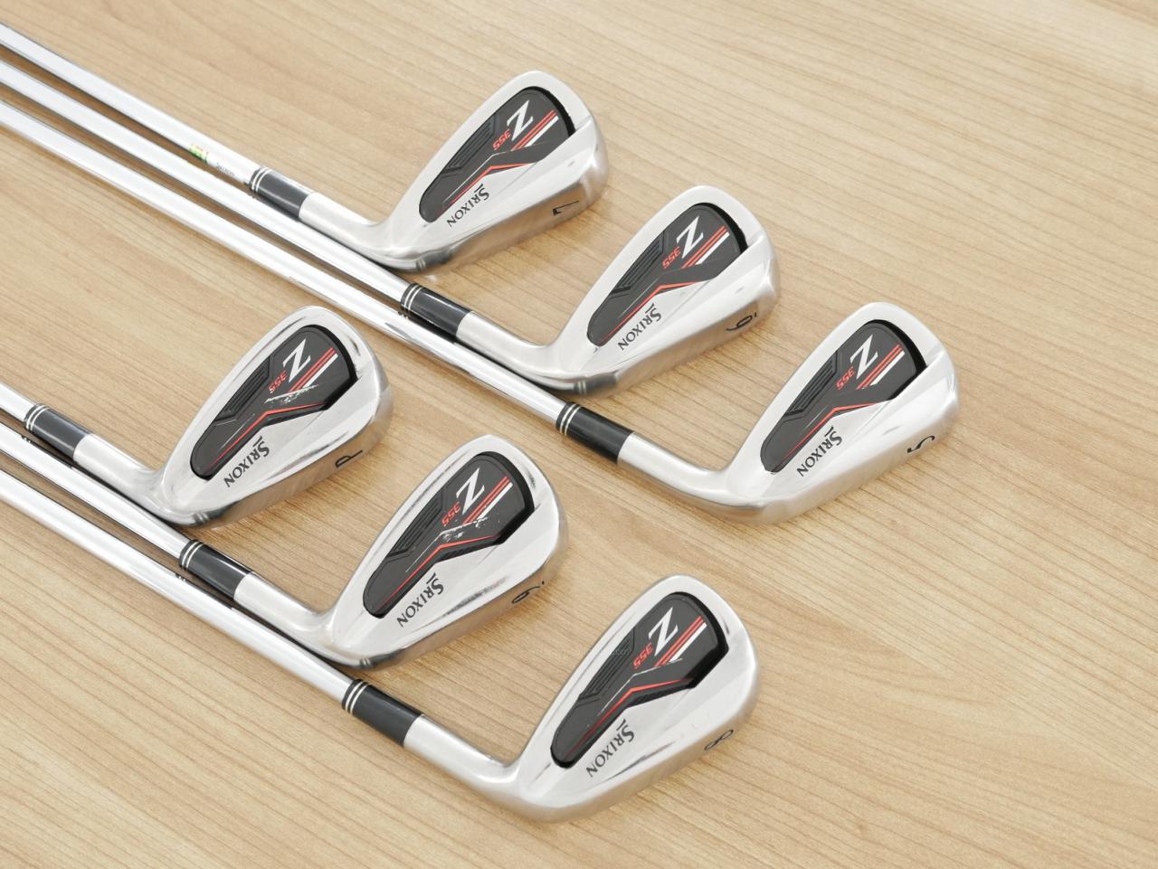 Iron set : Other Brand : ชุดเหล็ก Srixon Z355 (ปี 2018 ใบใหญ่ ตีง่าย) มีเหล็ก 5-Pw (6 ชิ้น) ก้านเหล็ก NS Pro 950 Flex R