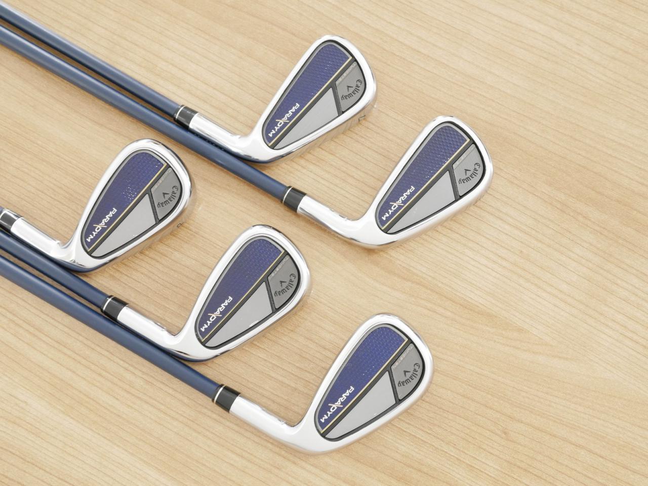 Iron set : Callaway : ชุดเหล็ก Callaway Paradym (รุ่นปี 2023 Japan Spec.) มีเหล็ก 6-Pw (5 ชิ้น) ก้านกราไฟต์ Fujikura VENTUS TR 5 Flex R