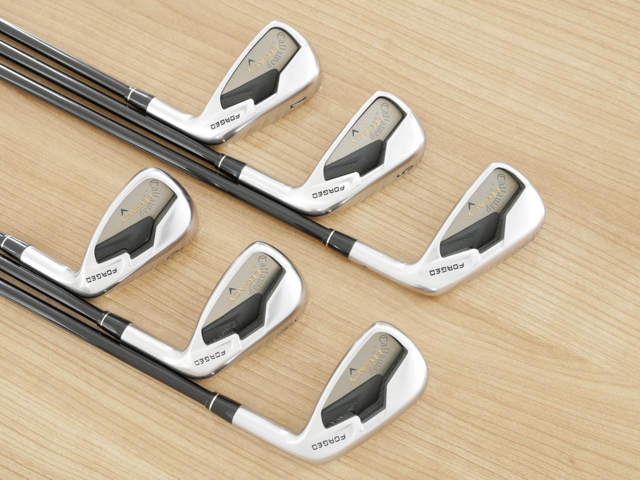 Iron set : Callaway : ชุดเหล็ก Callaway Legacy V (Forged) มีเหล็ก 5-Pw (6 ชิ้น) ก้านกราไฟต์ Flex R