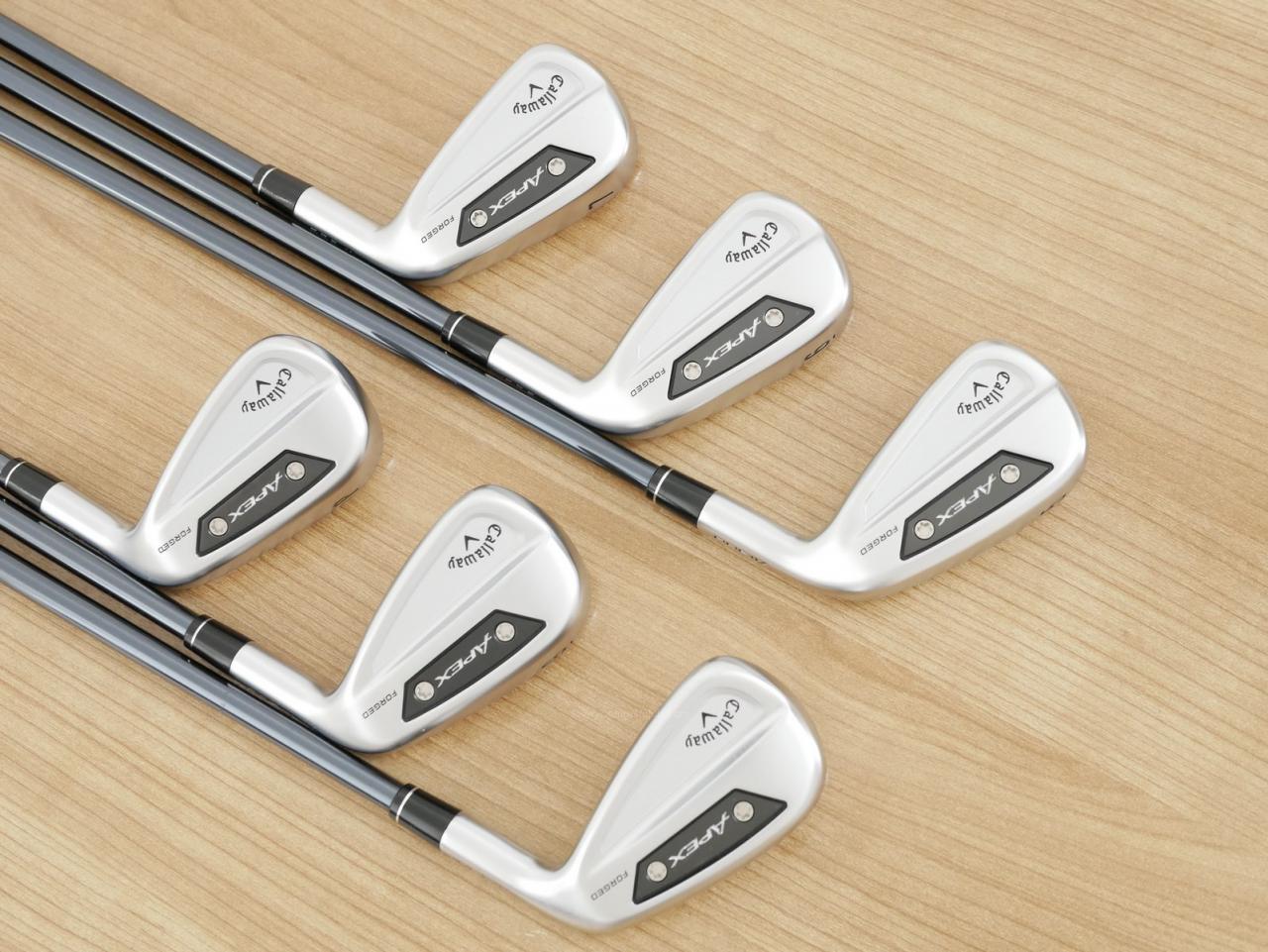 Iron set : Callaway : ชุดเหล็ก Callaway APEX Ai300 Forged (รุ่นล่าสุด ออกปี 2024) มีเหล็ก 5-Pw (6 ชิ้น) ก้านกราไฟต์ UST Mamiya RECOIL DART 6 Flex R