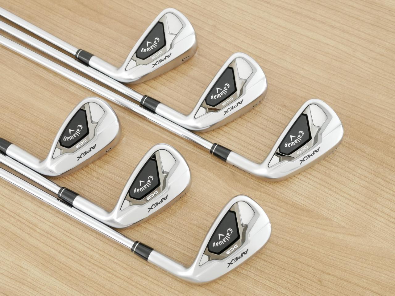 Iron set : Callaway : ชุดเหล็ก Callaway APEX DCB Forged (ปี 2022) มีเหล็ก 5-Pw (6 ชิ้น) ก้านเหล็ก NS Pro ZELOS 7 Flex S