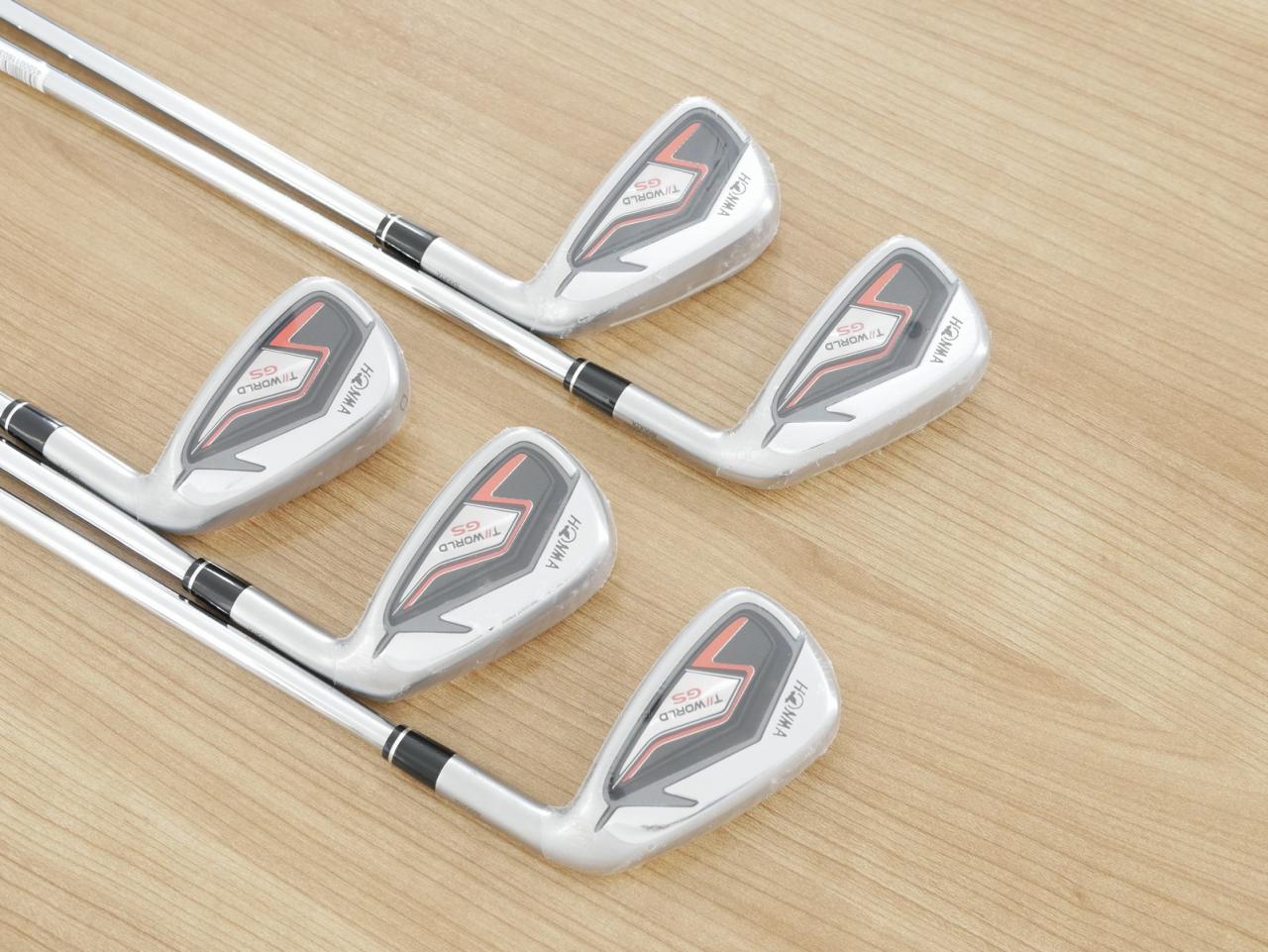 Iron set : Honma : **ของใหม่ ยังไม่แกะพลาสติก** ชุดเหล็ก Honma Tour World GS (ออกปี 2021 ใบใหญ่ ตีง่าย ไกล) มีเหล็ก 6-10 (5 ชิ้น) ก้านเหล็ก NS Pro 950 NEO Flex R