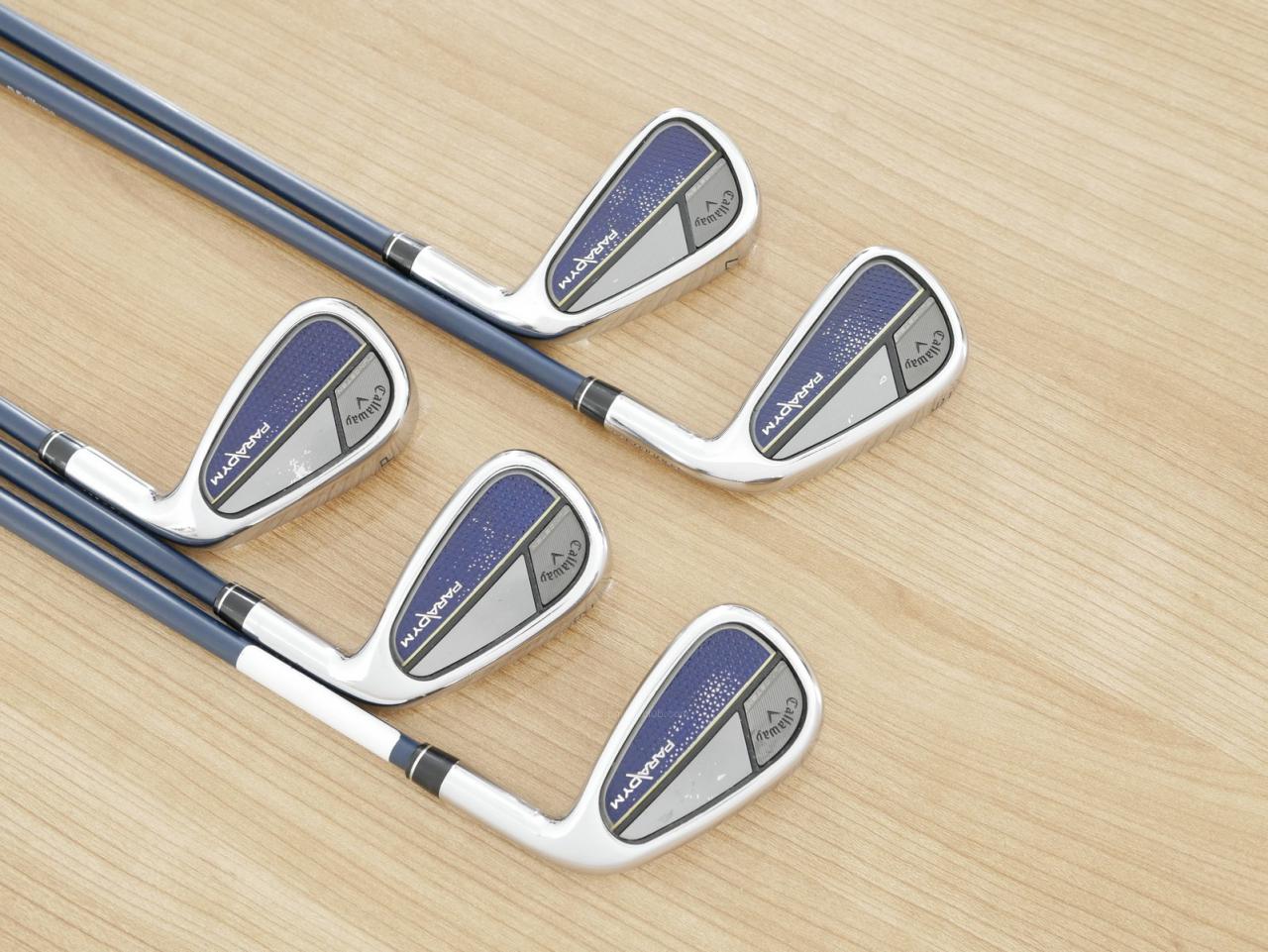Iron set : Callaway : ชุดเหล็ก Callaway Paradym (รุ่นปี 2023 Japan Spec.) มีเหล็ก 6-Pw (5 ชิ้น) ก้านกราไฟต์ Fujikura VENTUS TR 5 Flex R