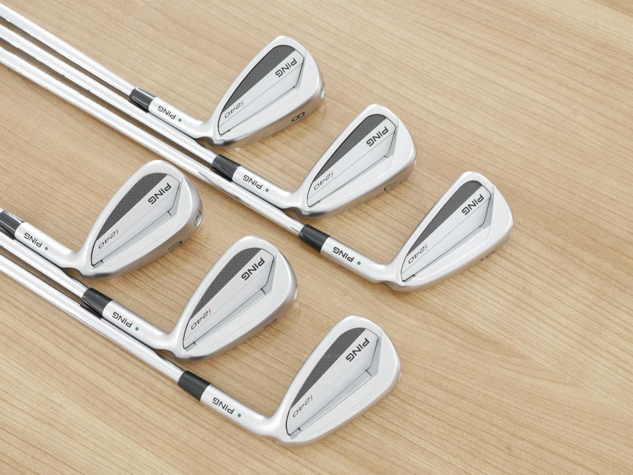 Iron set : Ping : ชุดเหล็ก Ping i240 (รุ่นล่าสุด ออกปี 2025) มีเหล็ก 6-Pw,Aw (6 ชิ้น) ก้านเหล็ก NS Pro Modus 105 Flex S