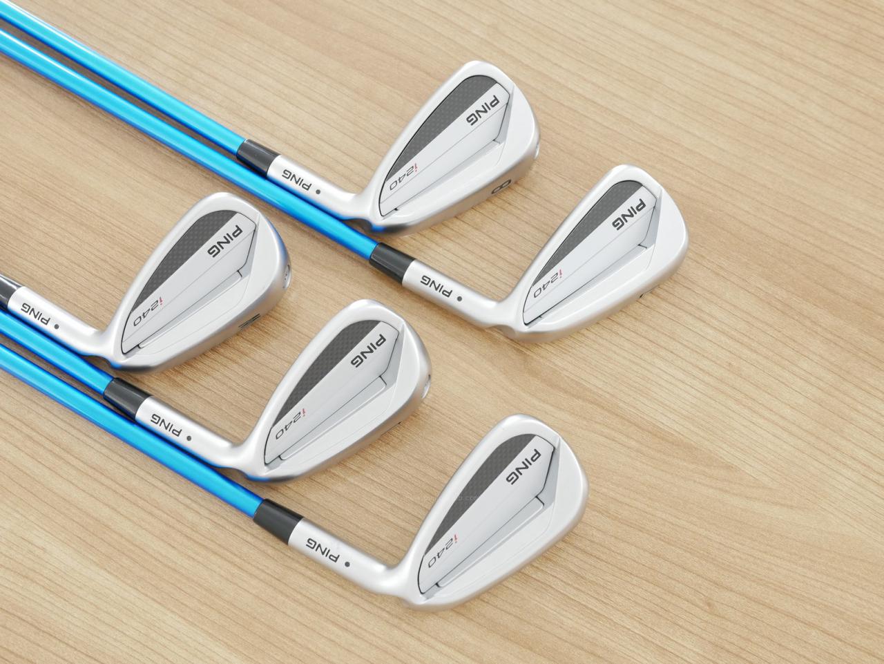 Iron set : Ping : ชุดเหล็ก Ping i240 (รุ่นล่าสุด ออกปี 2025) มีเหล็ก 7-Pw,Aw (5 ชิ้น) ก้านกราไฟต์ Ping ALTA J CB Flex R