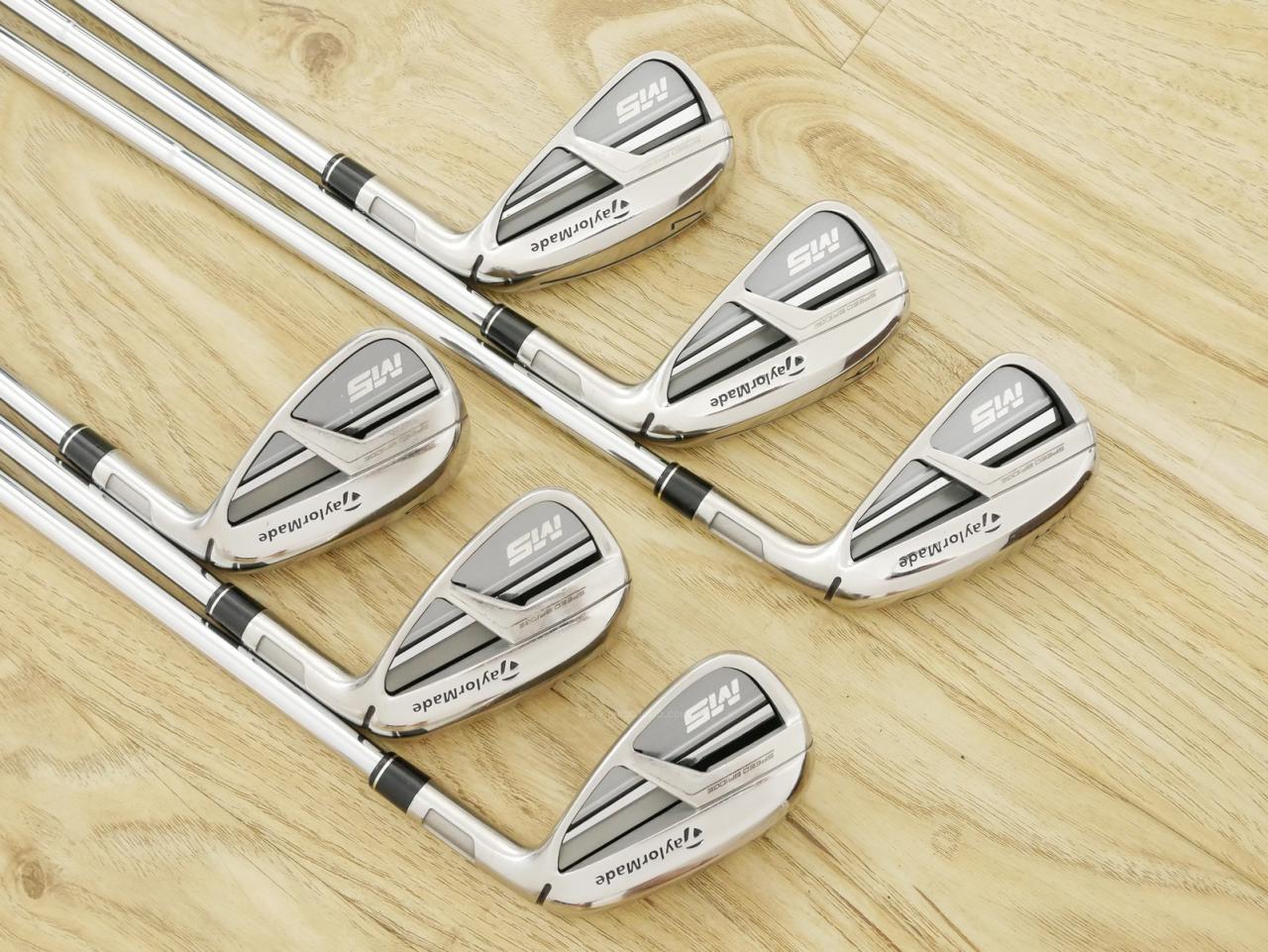 Iron set : Taylormade : ชุดเหล็ก Taylormade M5 (ออกปี 2019 Japan Spec) มีเหล็ก 5-Pw (6 ชิ้น) ก้านเหล็ก Dynamic Gold S200