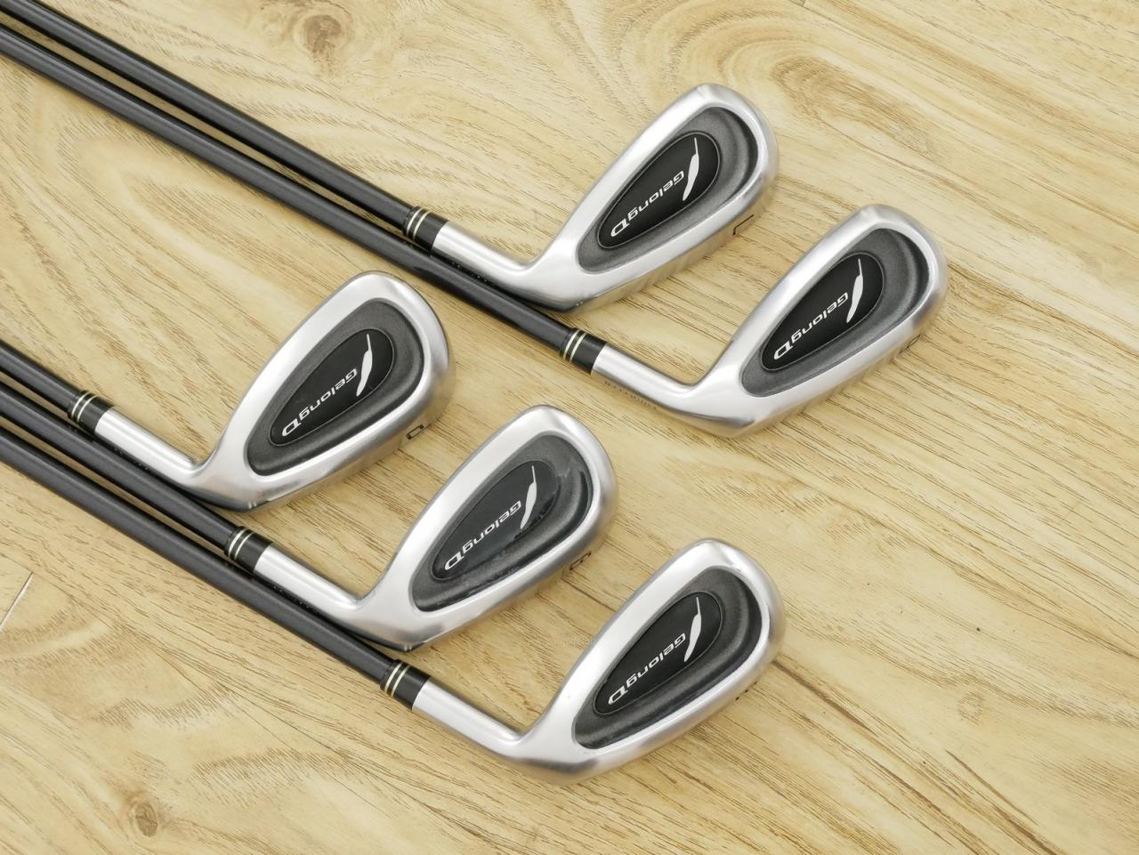 Iron set : Fourteen : ชุดเหล็ก Fourteen Gelong D (ใบใหญ่ ตีง่าย ไกล) มีเหล็ก 6-Pw (5 ชิ้น) ก้านกราไฟต์ Flex R