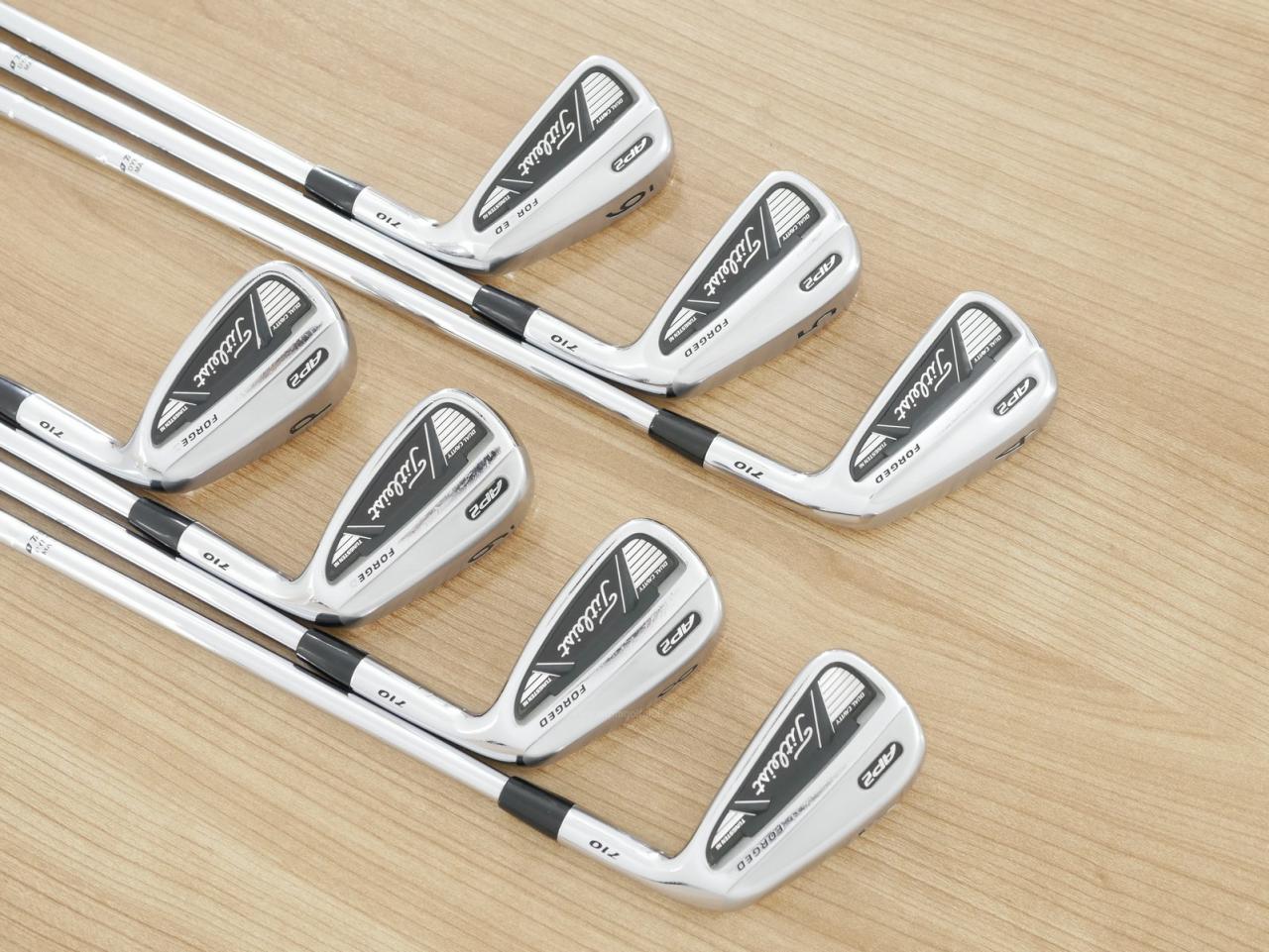 Iron set : Titleist : ชุดเหล็ก Titleist AP2 710 Forged มีเหล็ก 4-Pw (7 ชิ้น) ก้านเหล็ก Dynamic Gold S200