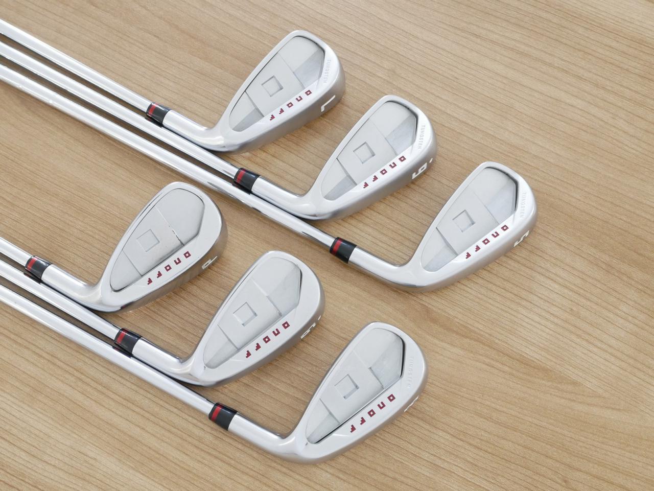 Iron set : Daiwa : ชุดเหล็ก Daiwa OnOff AKA (ออกปี 2022 ตีง่าย ไกล หน้าเด้ง บางเพียง 1.9 มิล) มีเหล็ก 5-Pw (6 ชิ้น) ก้านเหล็ก NS Pro Modus 105 Flex S