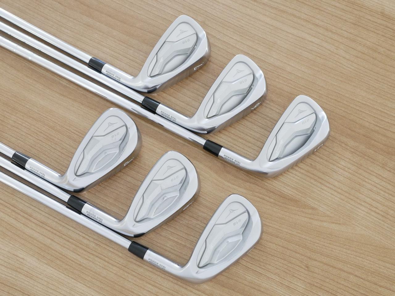 Iron set : Mizuno : ชุดเหล็ก Mizuno Pro 918 Forged (ปี 2019 นุ่มมาก ตีง่าย) มีเหล็ก 5-Pw (6 ชิ้น) ก้านเหล็ก NS Pro 850 Flex R