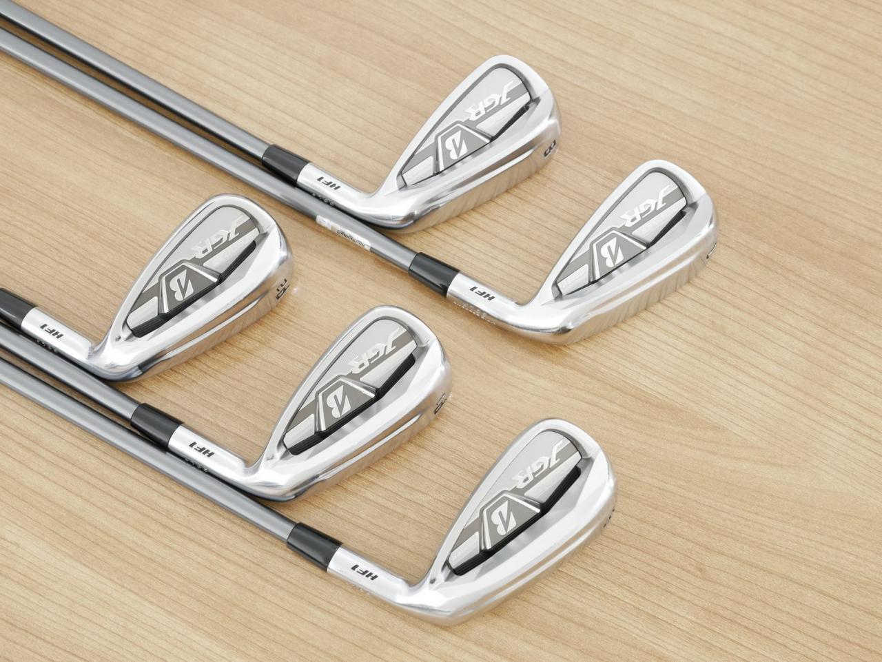 Iron set : Bridgestone : ชุดเหล็ก Bridgestone Tour B JGR HF1 Forged (รุ่นปี 2018 ตีไกลกว่าปกติ 2 เบอร์) มีเหล็ก 7-P1,P2 (5 ชิ้น) ก้านกราไฟต์ Fujikura Air Speeder (R)