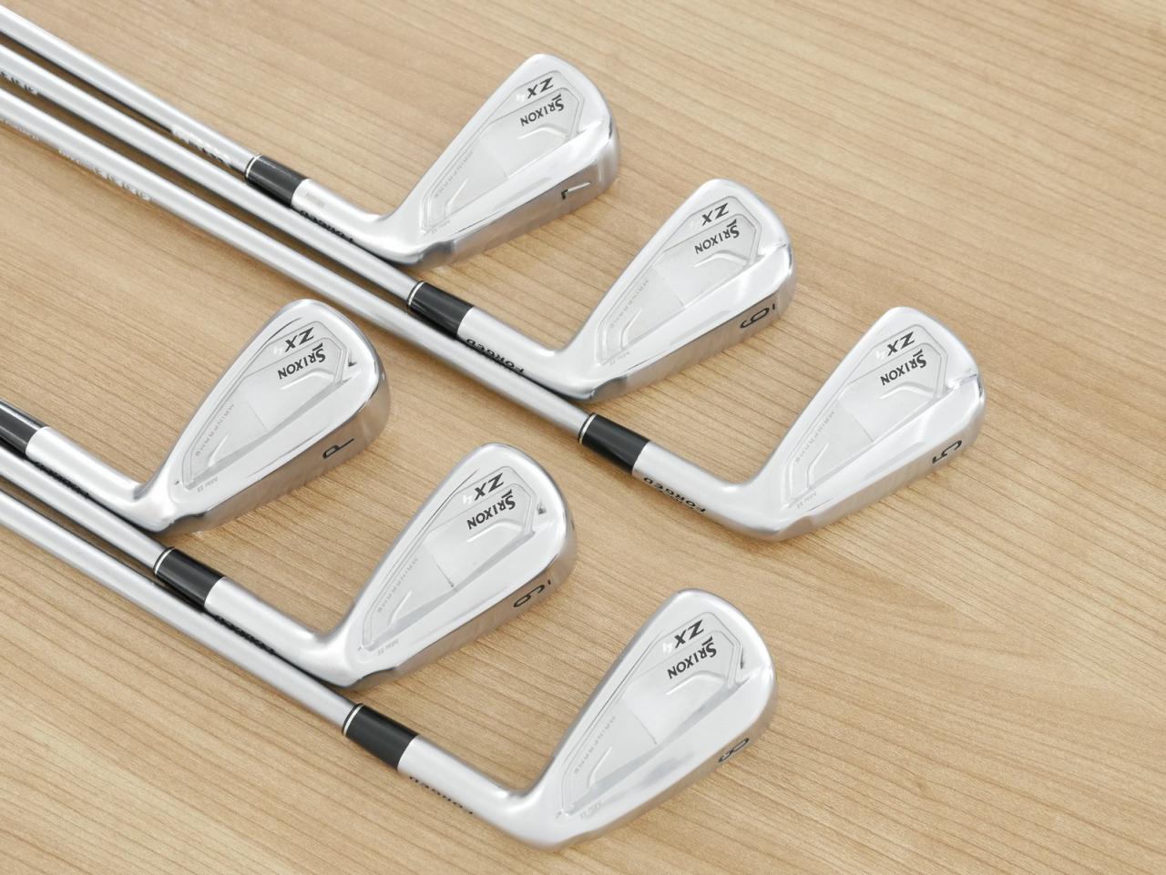 Iron set : Other Brand : ชุดเหล็ก Srixon ZX4 MK II (รุ่นปี 2023 ตีง่าย ไกล) มีเหล็ก 5-Pw (6 ชิ้น) ก้านกราไฟต์ Mitsubishi Diamana ZX-II 60 Flex R