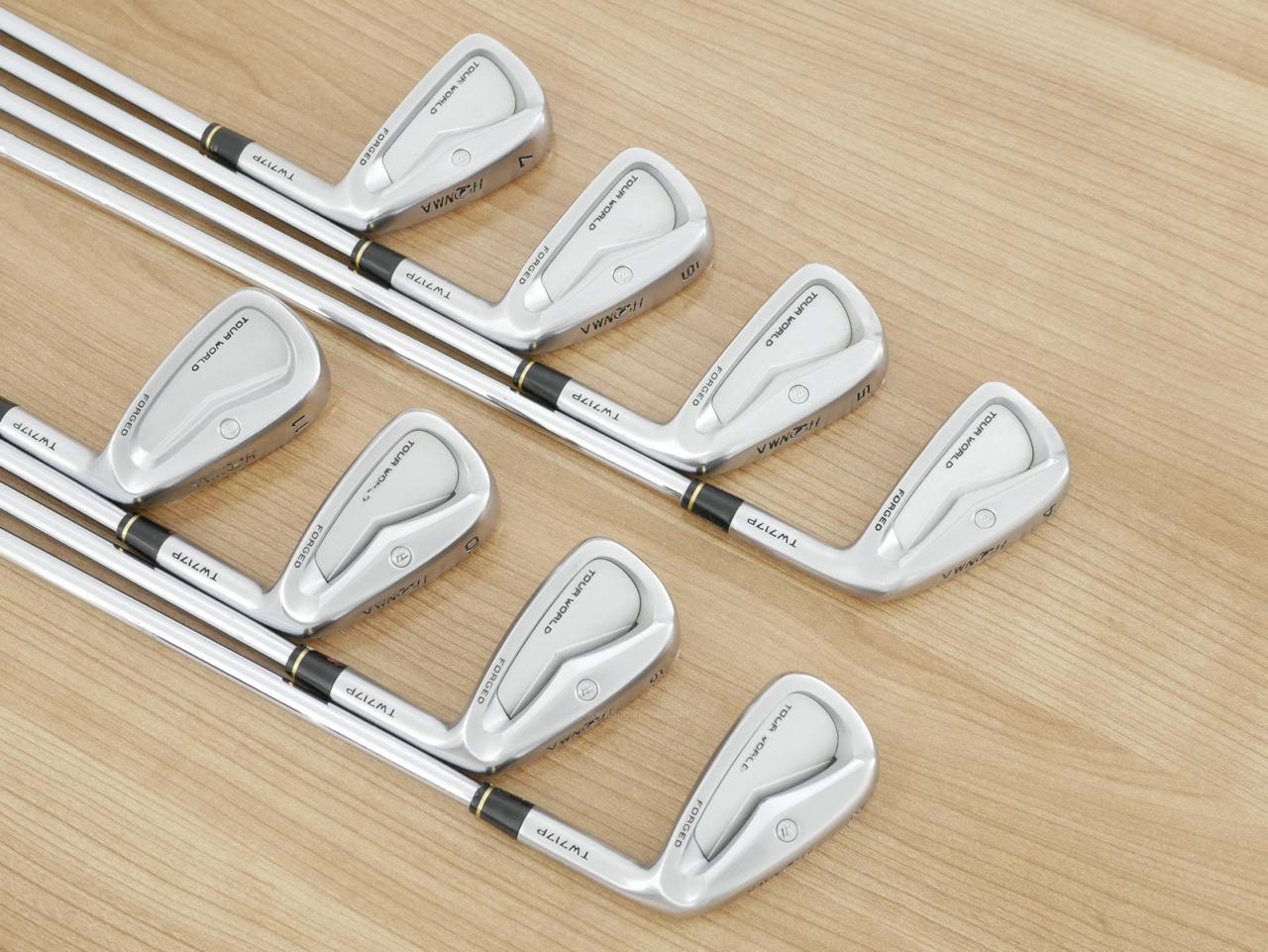 Iron set : Honma : ชุดเหล็ก Honma Tour World TW717P (Forged) มีเหล็ก 4-11 (8 ชิ้น) ก้านเหล็ก NS Pro 950 Flex R