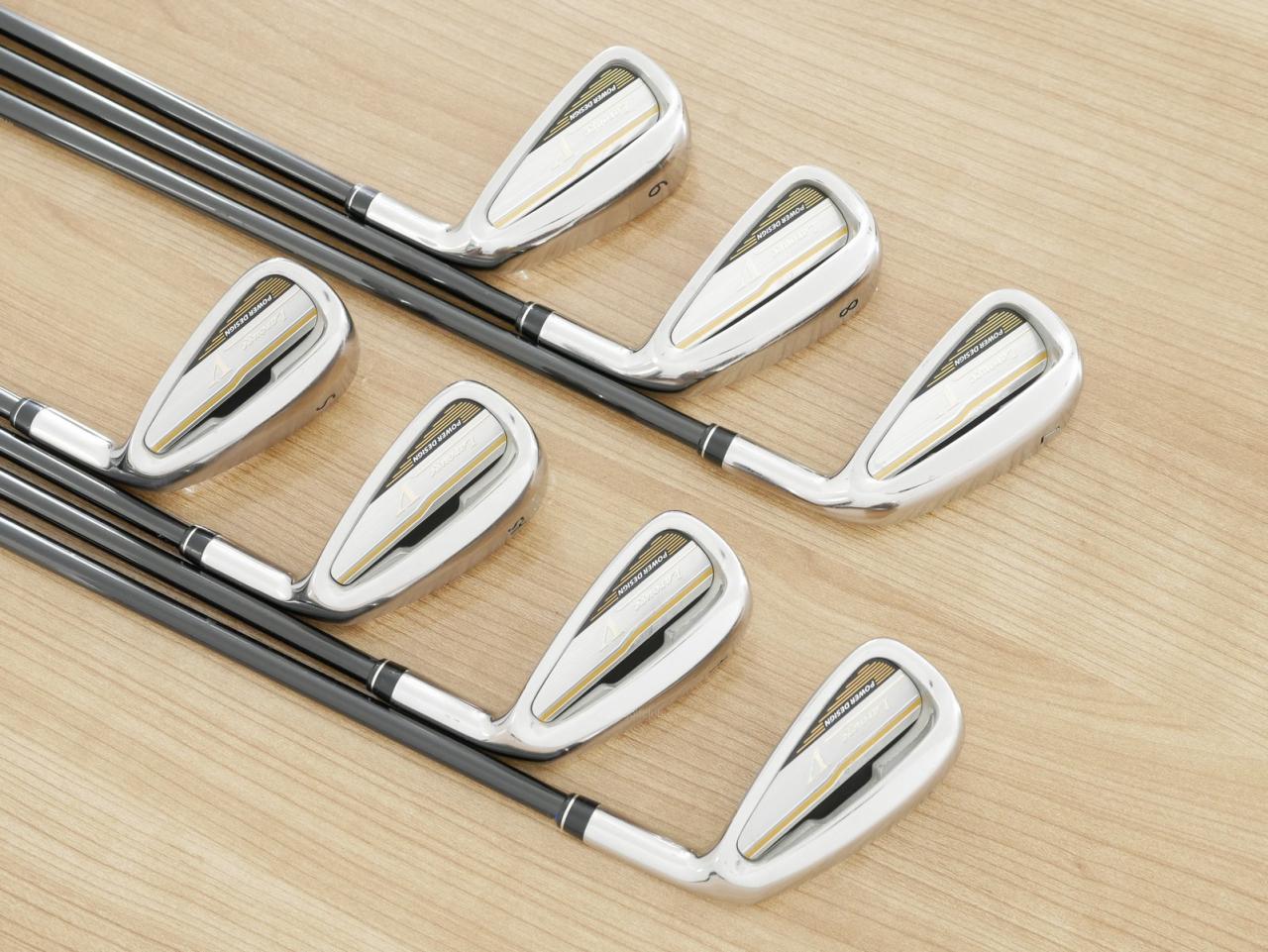 Iron set : Other Brand : ชุดเหล็ก Larouge V มีเหล็ก 7-Pw,Aw,As,Sw (7 ชิ้น) ก้านกราไฟต์ Flex R
