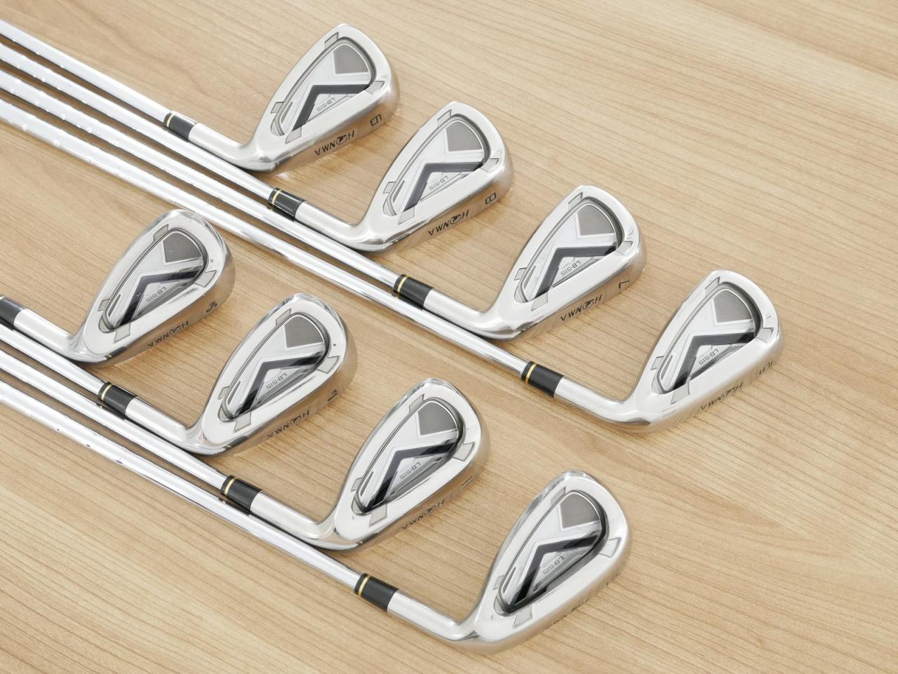 Iron set : Honma : ชุดเหล็ก Honma LB-515 (ใบใหญ่มาก หน้าเด้ง ตีง่ายมาก) มีเหล็ก 6-11,Aw,Sw (8 ชิ้น) ก้านเหล็ก NS Pro 850 Flex R