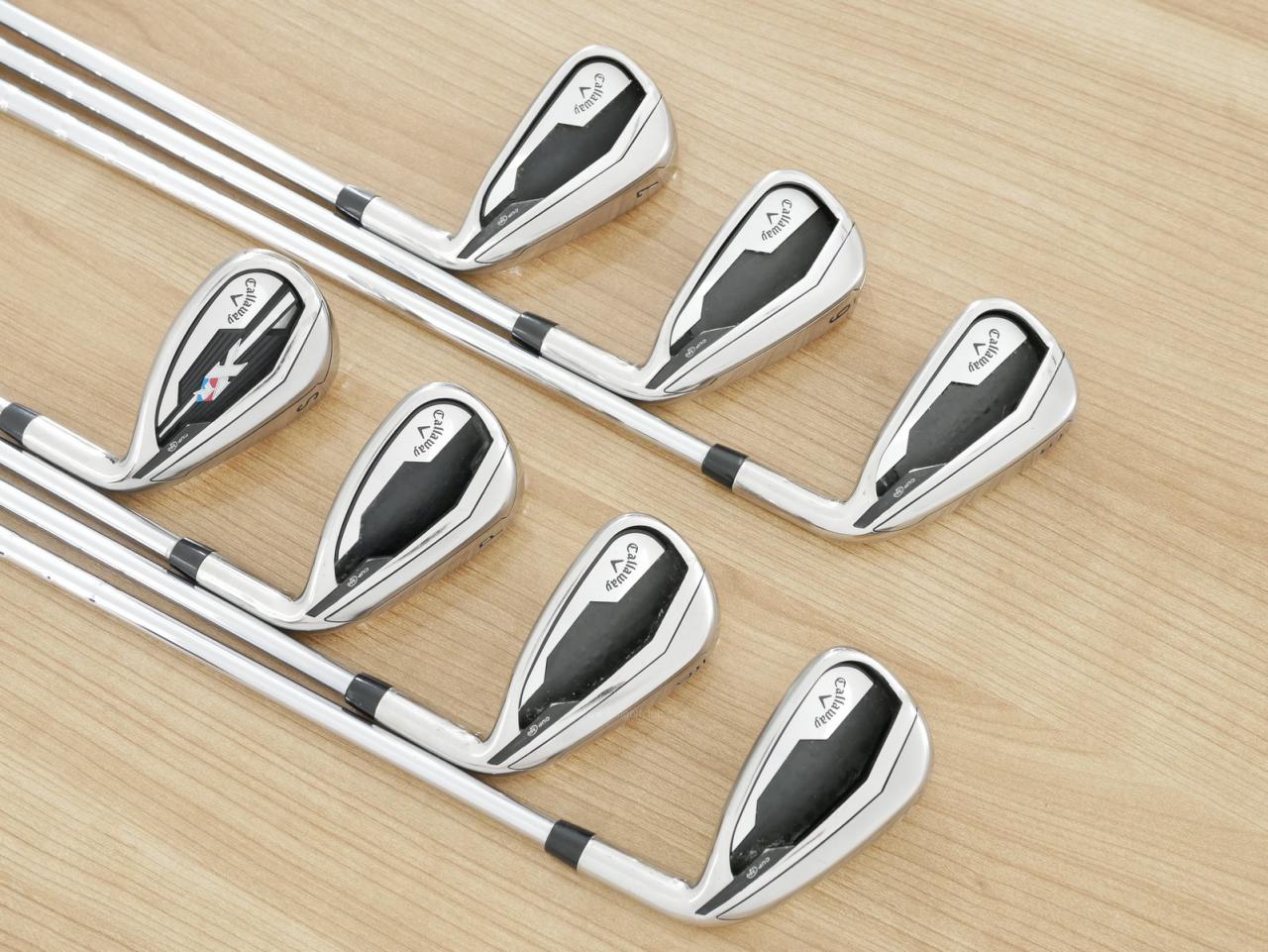 Iron set : Callaway : **มีตำหนิ** ชุดเหล็ก Callaway XR (ใบใหญ่ ตีง่ายมาก) มีเหล็ก 5-Pw,Sw (7 ชิ้น) ก้านเหล็ก KBS Tour-V 90 Flex R