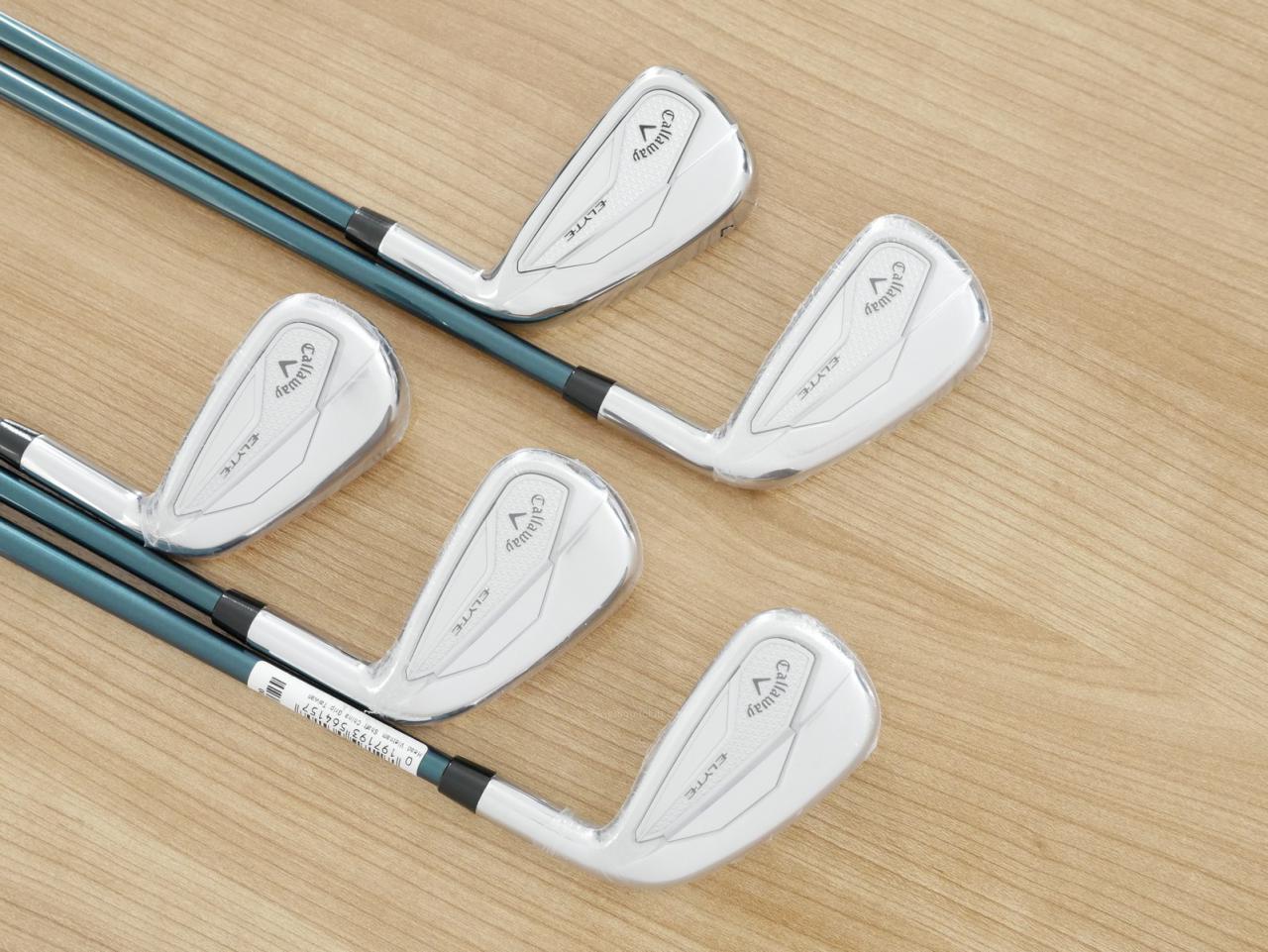 Iron set : Callaway : **ของใหม่ ยังไม่แกะพลาสติก** ชุดเหล็ก Callaway ELYTE (ออกปี 2025 ตีง่ายมาก ไกล Japan Spec.) มีเหล็ก 6-Pw (5 ชิ้น) ก้านกราไฟต์ Fujikura VENTUS 5 Flex R