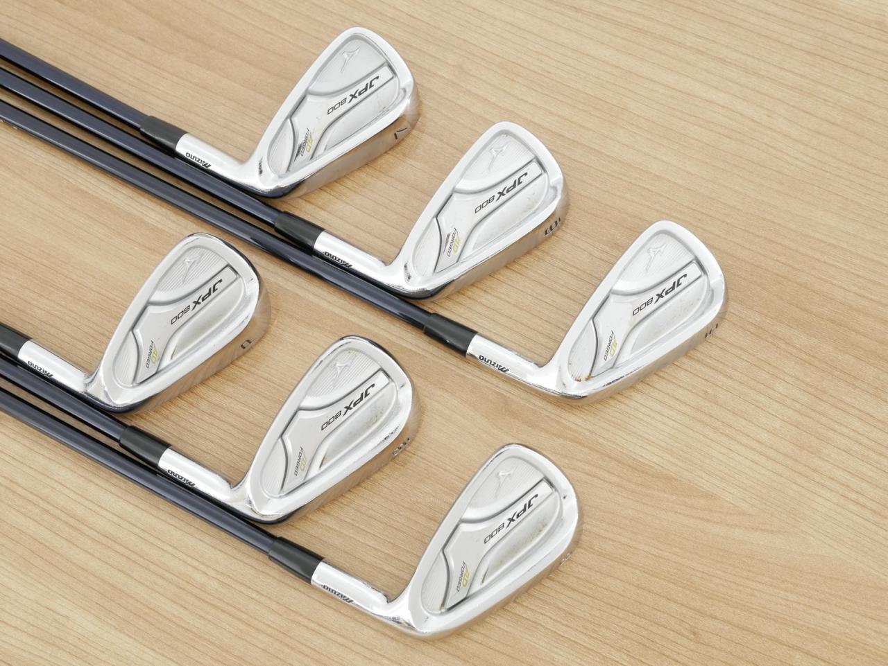 Iron set : Mizuno : ชุดเหล็ก Mizuno JPX 800 AD Forged มีเหล็ก 5-Pw (6 ชิ้น) ก้านกราไฟต์ Flex SR