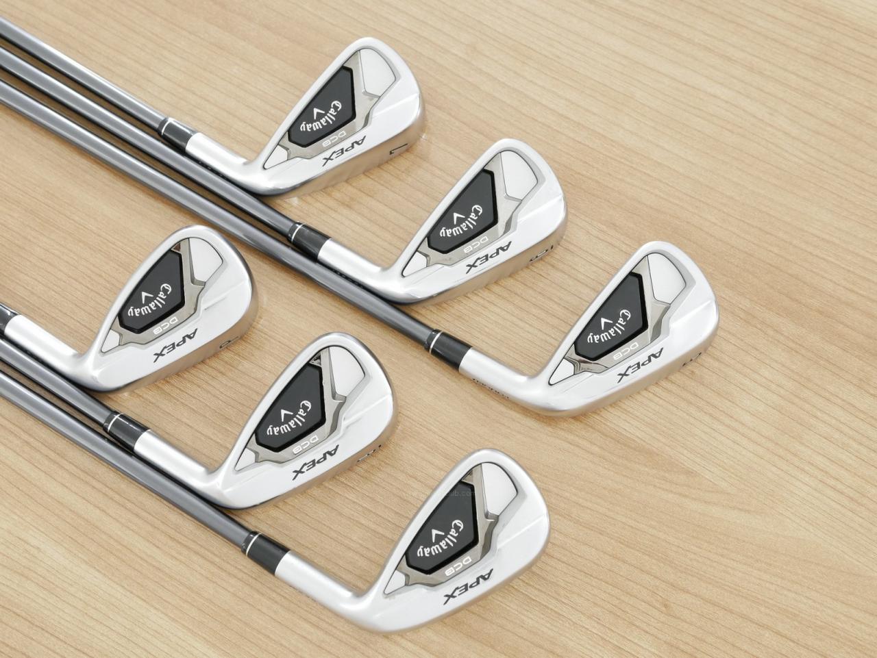 Iron set : Callaway : ชุดเหล็ก Callaway APEX DCB Forged (ปี 2022) มีเหล็ก 5-Pw (6 ชิ้น) ก้านกราไฟต์ Mitsubishi Diamana 55 Flex S