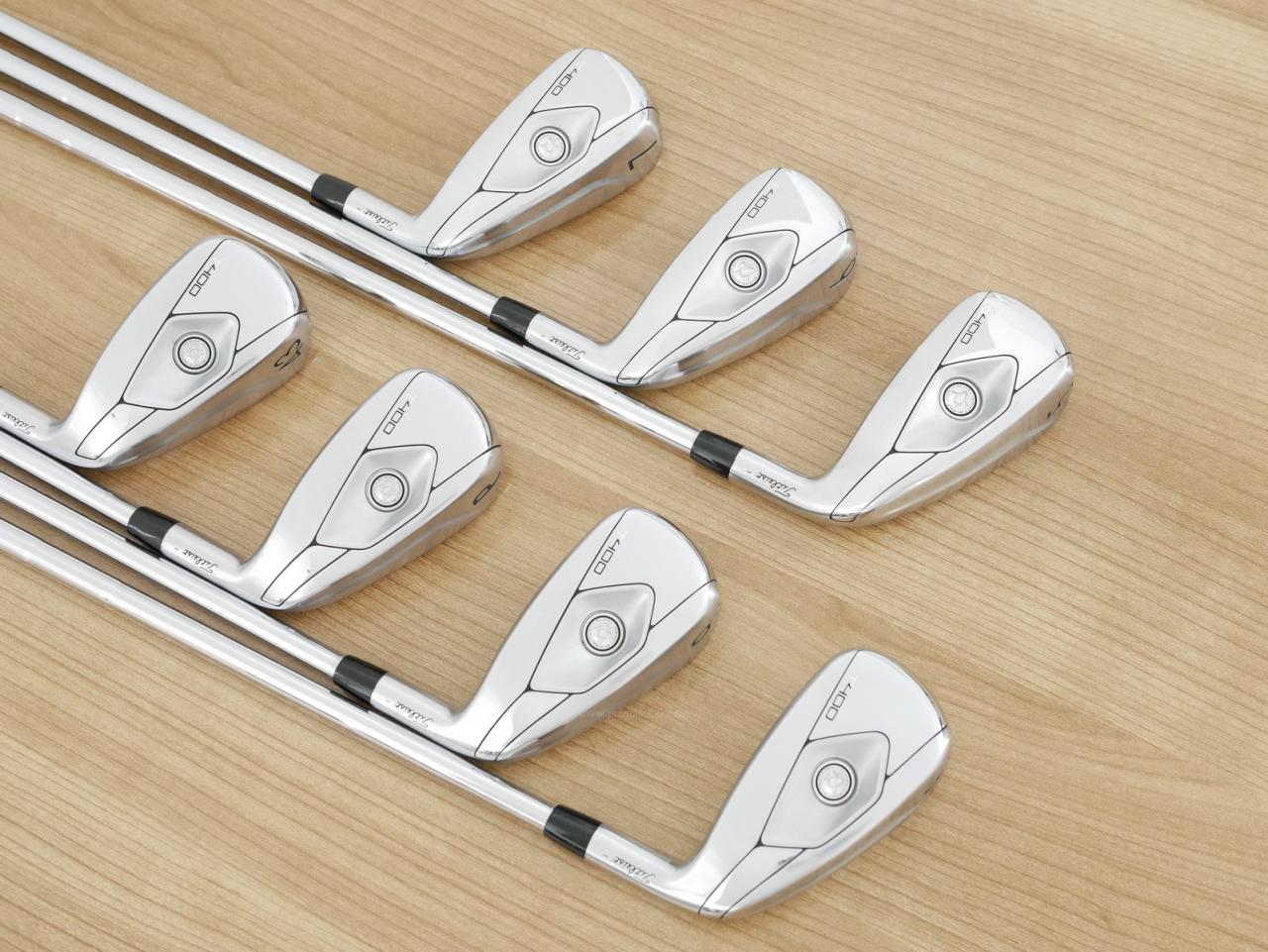 Iron set : Titleist : ชุดเหล็ก Titleist T400 (ออกปี 2023 ตีง่ายที่สุด ไกลที่สุด) มีเหล็ก 5-Pw,43 (7 ชิ้น) ก้านเหล็ก NS Pro 880 AMC Flex S