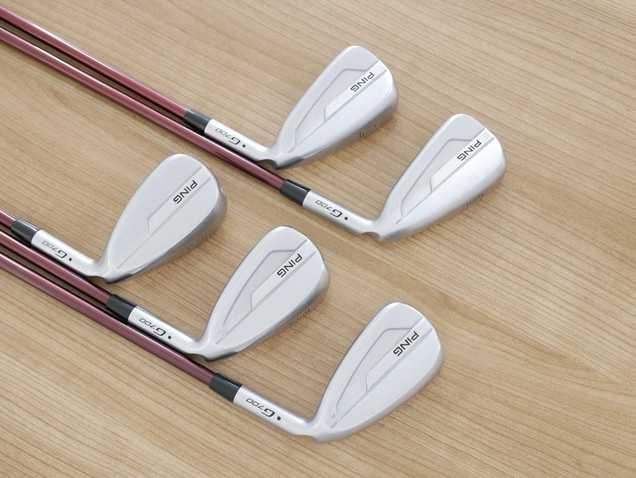 Iron set : Ping : ชุดเหล็ก Ping G700 (ปี 2019 Japan Spec. ใบใหญ่ ง่ายที่สุด ไกลที่สุดของ Ping) มีเหล็ก 6-Pw (5 ชิ้น) ก้านกราไฟต์ Mitsubishi FUBUKI Flex R