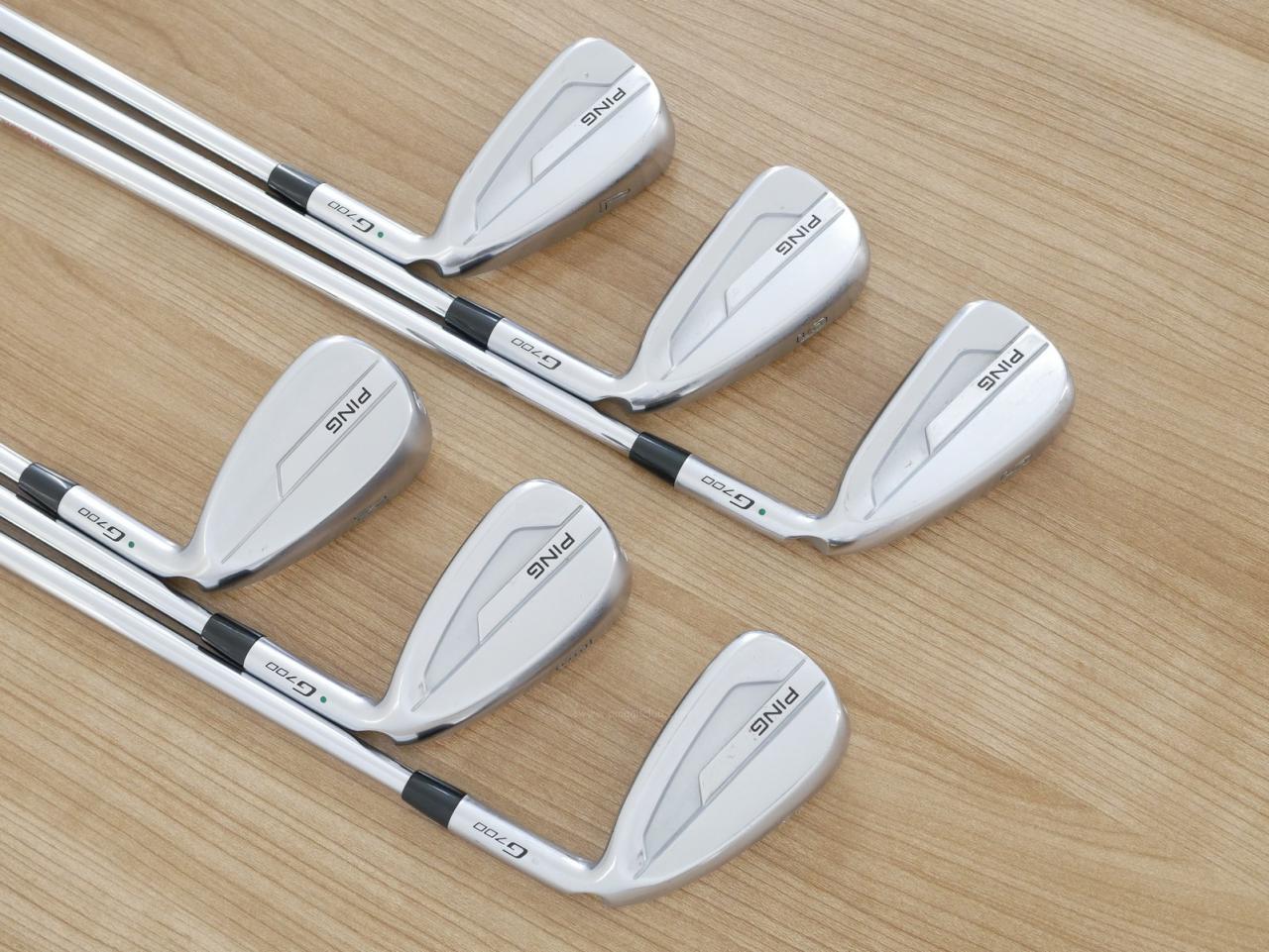 Iron set : Ping : ชุดเหล็ก Ping G700 (ปี 2019 Japan Spec. ใบใหญ่ ง่ายที่สุด ไกลที่สุดของ Ping) มีเหล็ก 5-Pw (6 ชิ้น) ก้านเหล็ก NS Pro Modus 120 Flex X