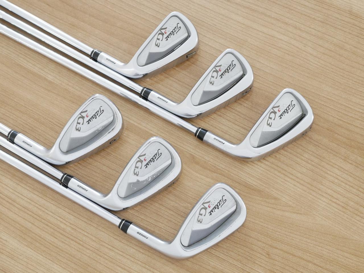 Iron set : Titleist : ชุดเหล็ก Titleist VG3 Forged (Japan Spec.) มีเหล็ก 5-Pw (6 ชิ้น) ก้านเหล็ก NS Pro 950 Flex S