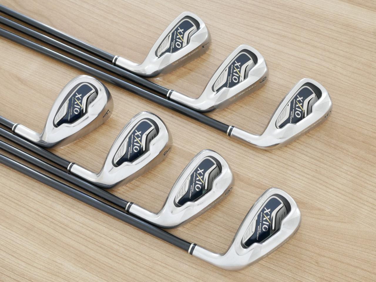 Iron set : XXIO : ชุดเหล็ก XXIO 6 (ใบใหญ่ ตีง่าย ไกล) มีเหล็ก 5-Pw,Aw (7 ชิ้น) ก้านกราไฟต์ MP-600 Flex R