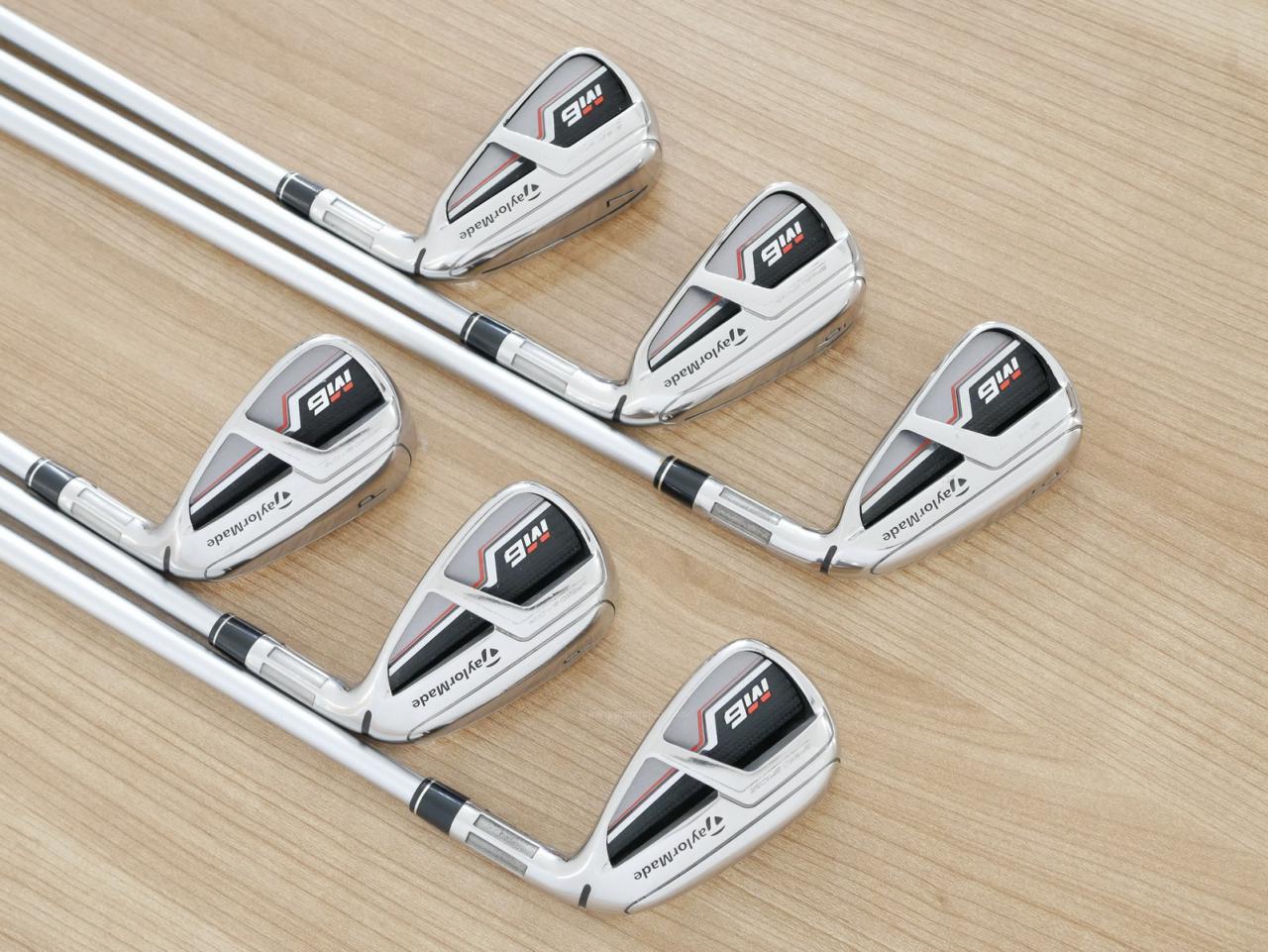 Iron set : Taylormade : ชุดเหล็ก Taylormade M6 (ออกปี 2019 Japan Spec) มีเหล็ก 5-Pw (6 ชิ้น) ก้านกราไฟต์ Mitsubishi FUBUKI TM6 Flex S