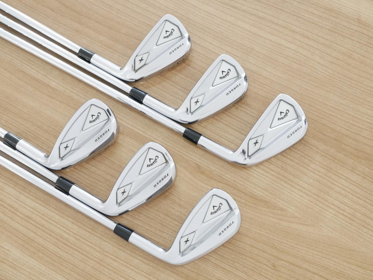 Iron set : Callaway : ชุดเหล็ก Callaway X Forged มีเหล็ก 5-Pw (6 ชิ้น) ก้านเหล็ก NS Pro 950 Flex S