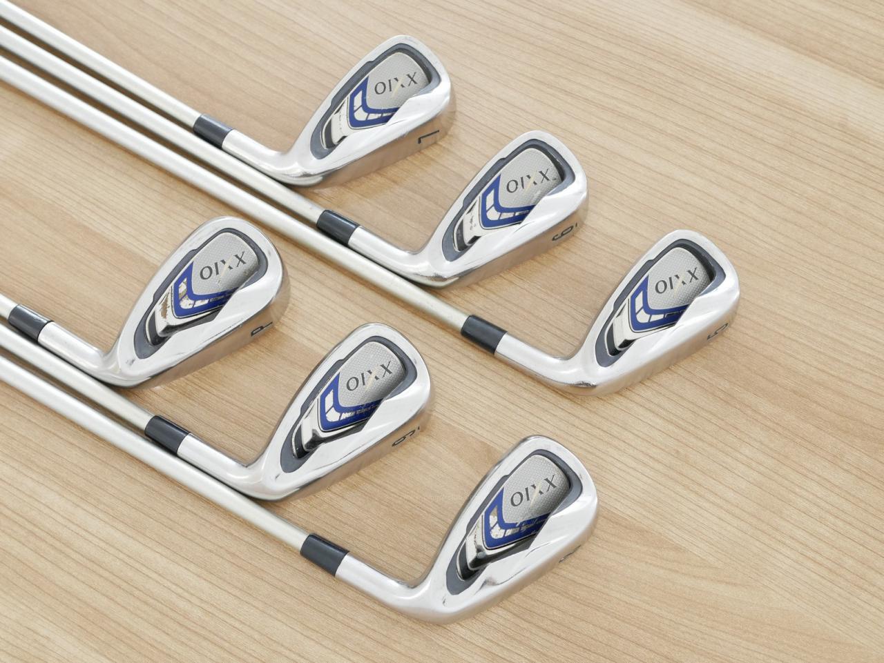 Iron set : XXIO : ชุดเหล็ก XXIO 9 (ตีง่ายมากๆ ปี 2017) มีเหล็ก 5-Pw (6 ชิ้น) ก้านกราไฟต์ Fujikura MCI 60 Flex R