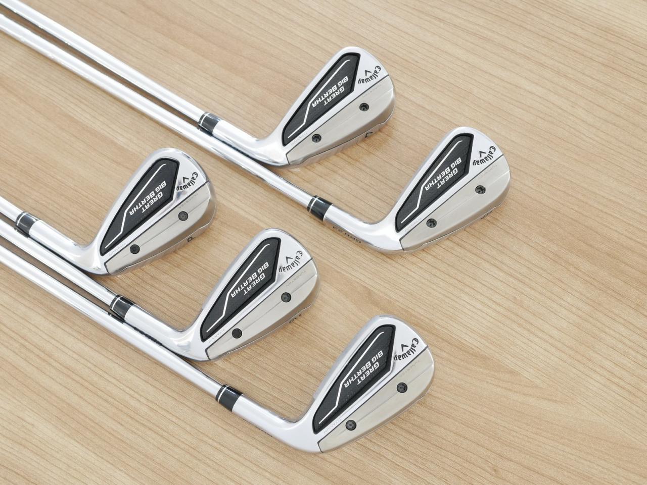 Iron set : Callaway : ชุดเหล็ก Callaway Great Big Bertha (ออกปี 2023 Japan Spec แพงสุด ตีง่ายสุด ไกล) มีเหล็ก 6-Pw (5 ชิ้น) ก้านเหล็ก NS Pro 950 NEO Flex S